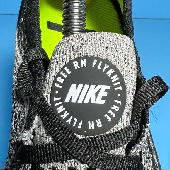 Nike Mens FR Flyknit 2018 Running Shoes in Oreo - Picture 9 of 11